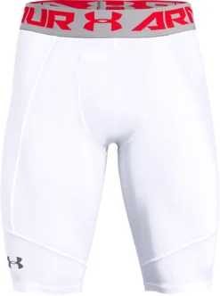 Under Armour Men's Utility Slider Baseball Shorts 11 Under Armour Men's Utility Slider Baseball Shorts -DUCK Sporting Goods 1317263 100 White FRT