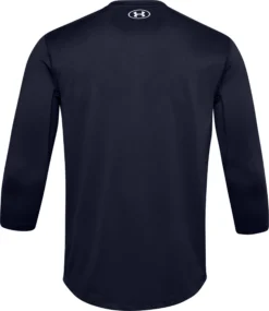 Under Armour Iso-Chill 3/4 Sleeve Shirt -DUCK Sporting Goods 1356800 Navy BCK