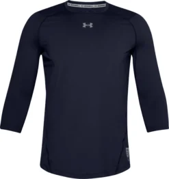 Under Armour Iso-Chill 3/4 Sleeve Shirt -DUCK Sporting Goods 1356800 Navy FRT