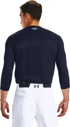 Under Armour Iso-Chill 3/4 Sleeve Shirt -DUCK Sporting Goods 1356800 Navy MODBCK