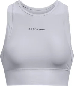 Under Armour Women's Iso-Chill Softball Tank -DUCK Sporting Goods 1364094 Grey FRT