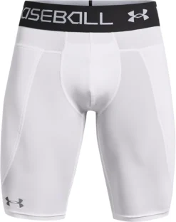 Under Armour Men's Utility Sliding Shorts -DUCK Sporting Goods 1367346 White FRT