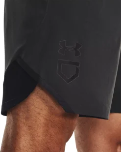 Under Armour Men's Yard Baseball Shorts -DUCK Sporting Goods 1367366 010 JetGrayBlackBlack MODDET