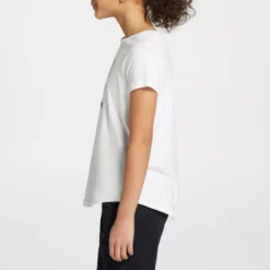 Under Armour Girls' Softball Galaxy Fill Short Sleeve T-Shirt -DUCK Sporting Goods 1370714 100 White MODSDE