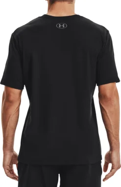 Under Armour Men's Baseball Plate Short Sleeve T-Shirt -DUCK Sporting Goods 1371033 001 BlackWhite MODBCK