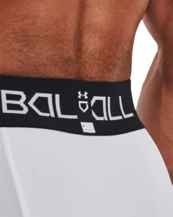 Under Armour Men's Utility Armour Print 3/4 Sliding Pants -DUCK Sporting Goods 1373981 100 WhiteHaloGray MODDET