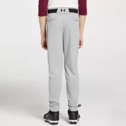 Under Armour Boy's Utility Open Bottom Baseball Pants -DUCK Sporting Goods 1374381 BaseballGreyBlack MODBCK