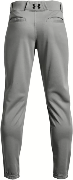 Under Armour Boy's Utility Traditional Baseball Pants -DUCK Sporting Goods 1374382 BaseballGreyBlack BCK