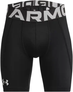 Under Armour Boy's Diamond Utility Sliding Shorts With Cup -DUCK Sporting Goods 1375637 001 BlackHaloGray FRT