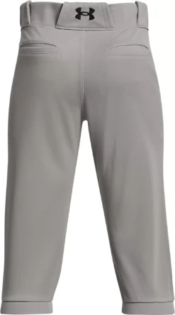 Under Armour Boys' Utility Knicker Baseball Pants -DUCK Sporting Goods 1375659 BaseballGray BCK