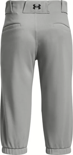 Under Armour Girls' Utility Softball Pants -DUCK Sporting Goods 1375667 075 BaseballGrey BCK