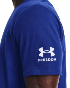 Under Armour Men's Baseball USA Icon T-Shirt -DUCK Sporting Goods 1377386 400 RoyalWhite MODDET