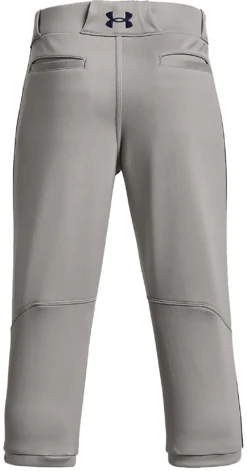 Under Armour Boys' Gameday Vanish Knicker Baseball Pants -DUCK Sporting Goods 1378698 BaseballGreyRed BCK 1
