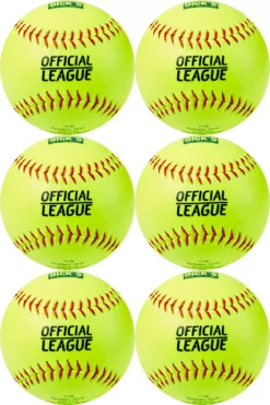 DICK'S Sporting Goods 11'' Practice Softballs – 6 Pack