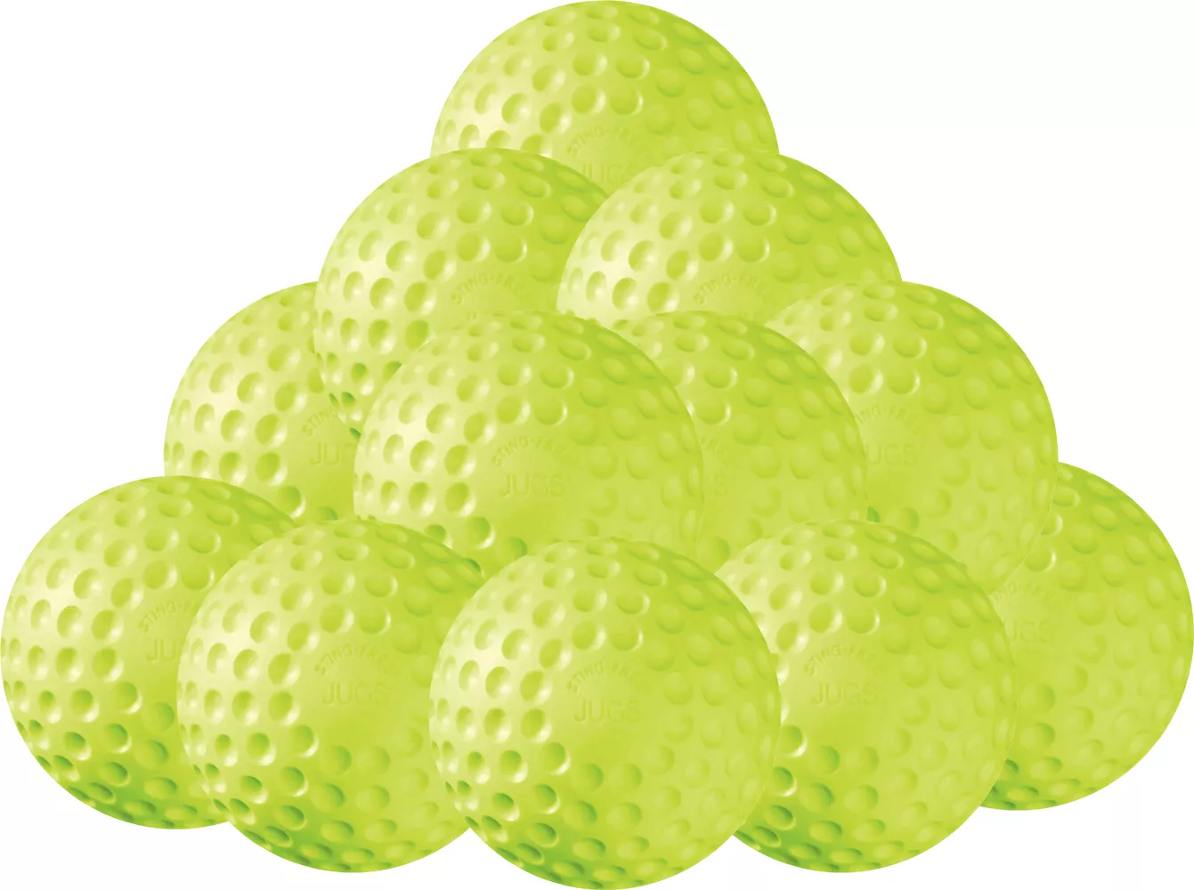 Jugs 12" Sting-Free Dimpled Softballs - 12 Pack 3 Jugs 12" Sting-Free Dimpled Softballs - 12 Pack