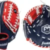 Franklin 12'' Youth Field Master Series Glove -DUCK Sporting Goods 17FRAY12FLDMSTRS1BGL Navy Red White