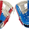 Mizuno 11'' Youth Prospect PowerClose Series Glove 1 Mizuno 11'' Youth Prospect PowerClose Series Glove -DUCK Sporting Goods 18MIZYPRSPCT11RHYBGL Red White Blue