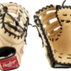 Rawlings 13'' GG Elite Series First Base Mitt -DUCK Sporting Goods 18RAWA131BGGCMLBLFBM Camel Black