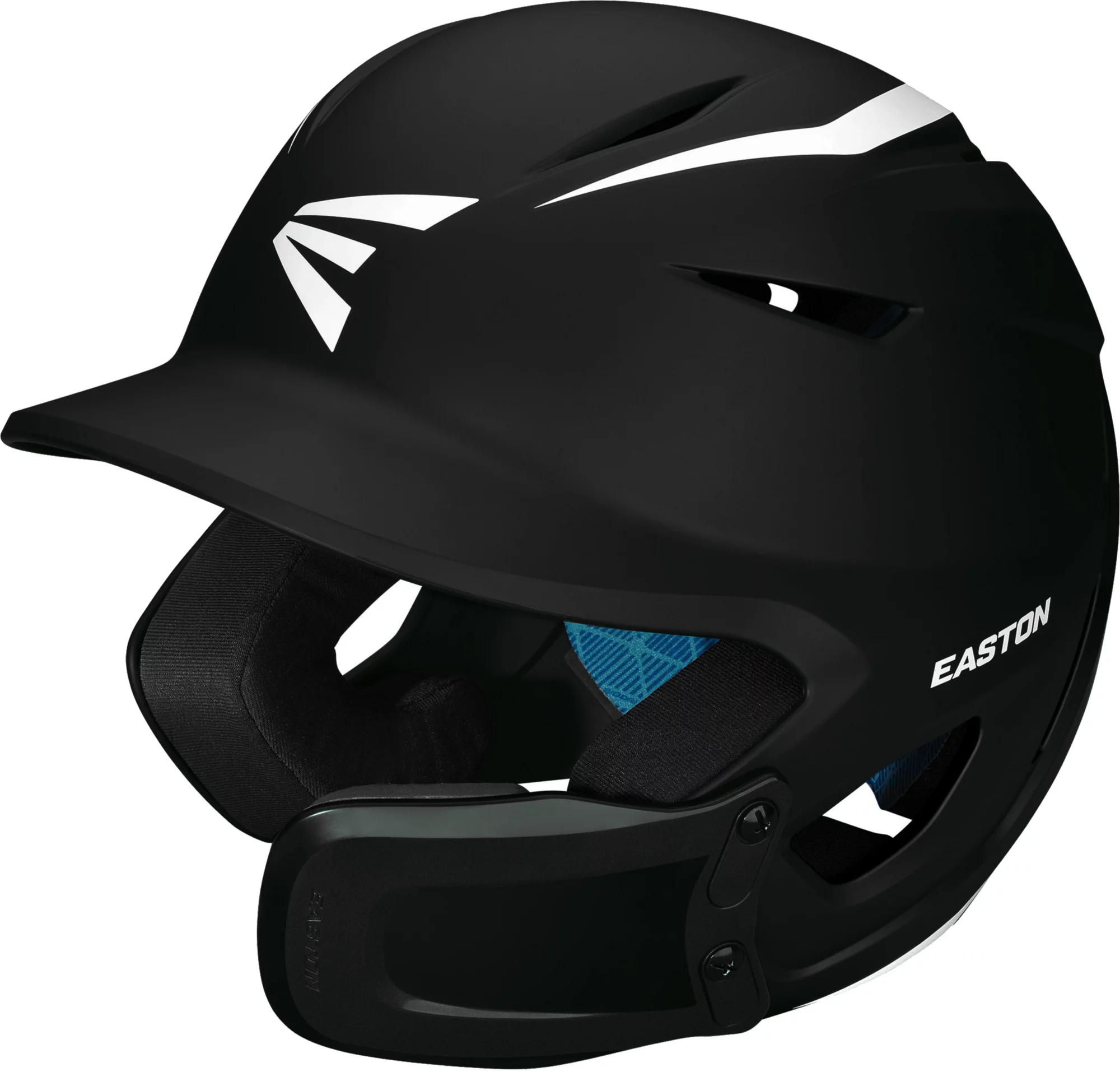 Easton Junior Elite X Baseball Batting Helmet W/ Universal Jaw Guard 3 Easton Junior Elite X Baseball Batting Helmet W/ Universal Jaw Guard