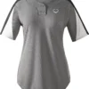 EvoShield Women's E601 2-Button Placket Softball Pullover 1 EvoShield Women's E601 2-Button Placket Softball Pullover -DUCK Sporting Goods 19EVSWVWMNS601PLLBBA Charcoal