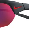 Nike Skylon Ace Sunglasses -DUCK Sporting Goods 19MEYASKYLNCMTBLKSGS Matte Blk Grey Red Mirror