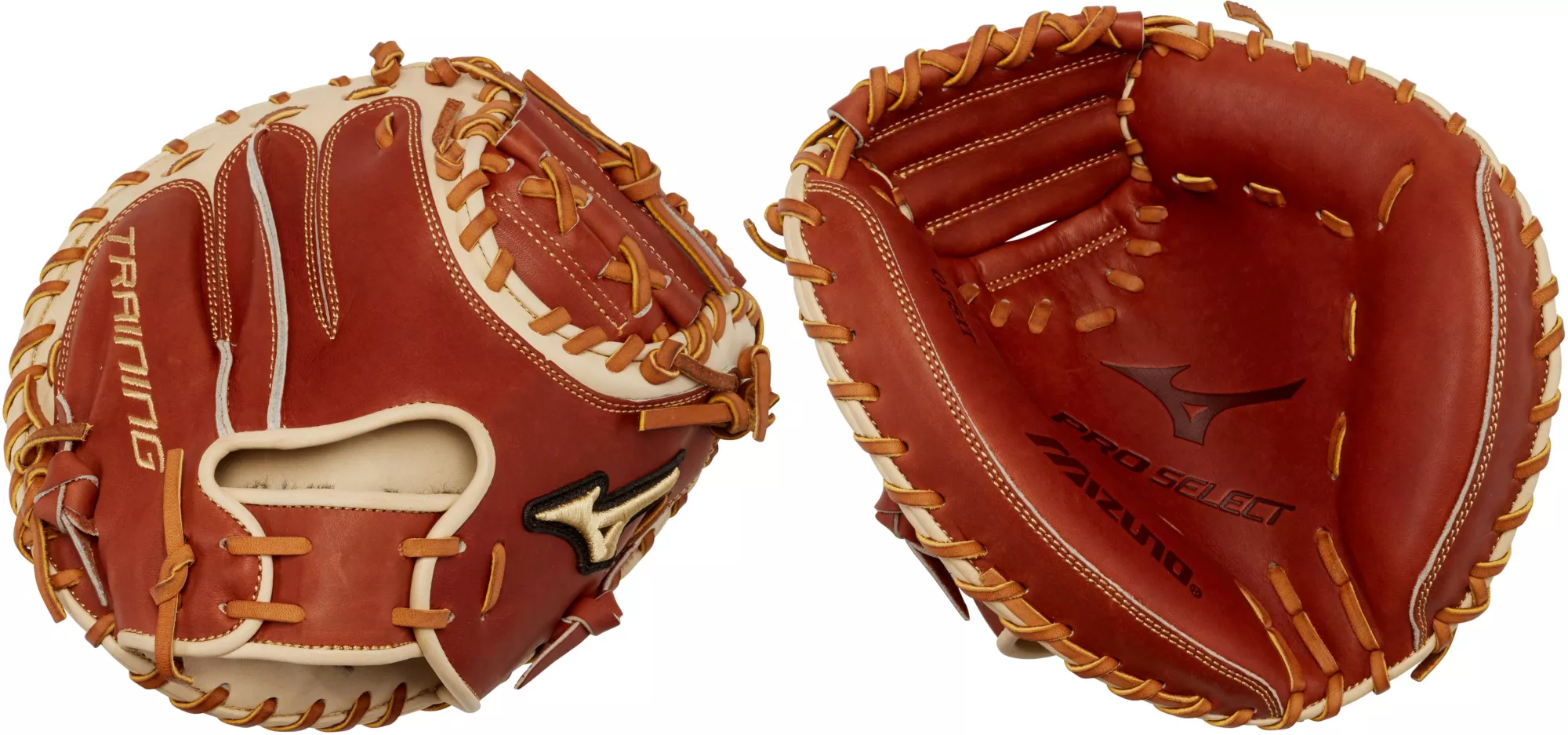 Mizuno 27.5'' Pro Select Series Catcher's Training Mitt 3 Mizuno 27.5'' Pro Select Series Catcher's Training Mitt