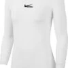 Nike Women's Dri-FIT Long-Sleeve Softball Top 1 Nike Women's Dri-FIT Long-Sleeve Softball Top -DUCK Sporting Goods 19NIKWWNKDRYPLYRSBBA Tm White Black