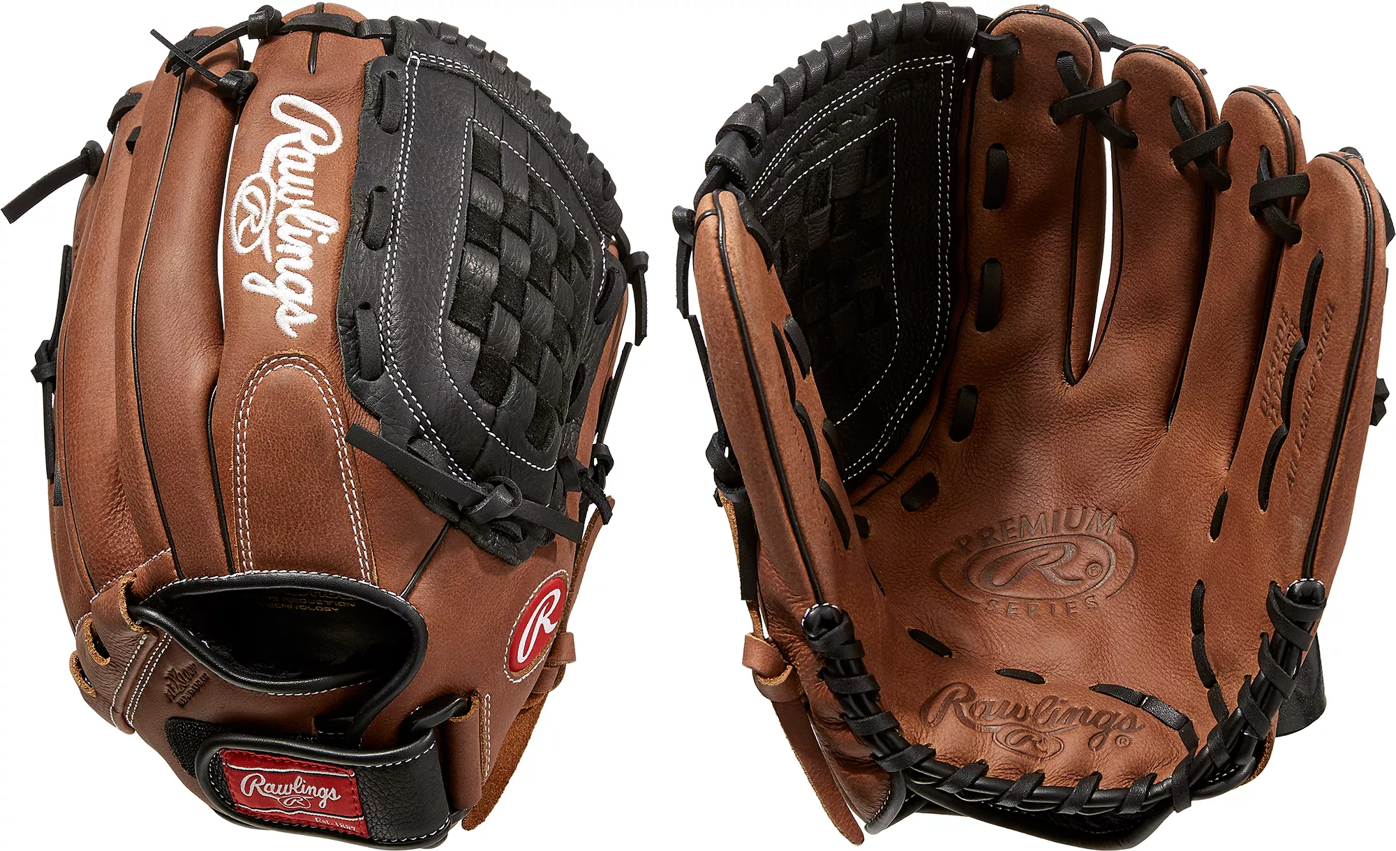 Rawlings 12.5'' Premium Series Slowpitch Glove 3 Rawlings 12.5'' Premium Series Slowpitch Glove