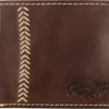 Rawlings Baseball Stitch Leather Bi-Fold Wallet 1 Rawlings Baseball Stitch Leather Bi-Fold Wallet -DUCK Sporting Goods 19RAWUBSBLLSTTCHBMSC Brown