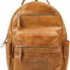 Rawlings Medium Leather Backpack 1 Rawlings Medium Leather Backpack -DUCK Sporting Goods 19RAWUMDMBCKPCKXXMSC Tan