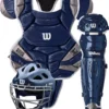 Wilson Intermediate C1K Catcher's Set -DUCK Sporting Goods 19WILYNTC1KCTCHRSCTC Navy