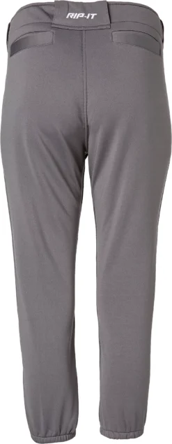 RIP-IT Girls' 4-Way Stretch Pro Softball Pants 13 RIP-IT Girls' 4-Way Stretch Pro Softball Pants -DUCK Sporting Goods 211000 030 Charcoal BCK