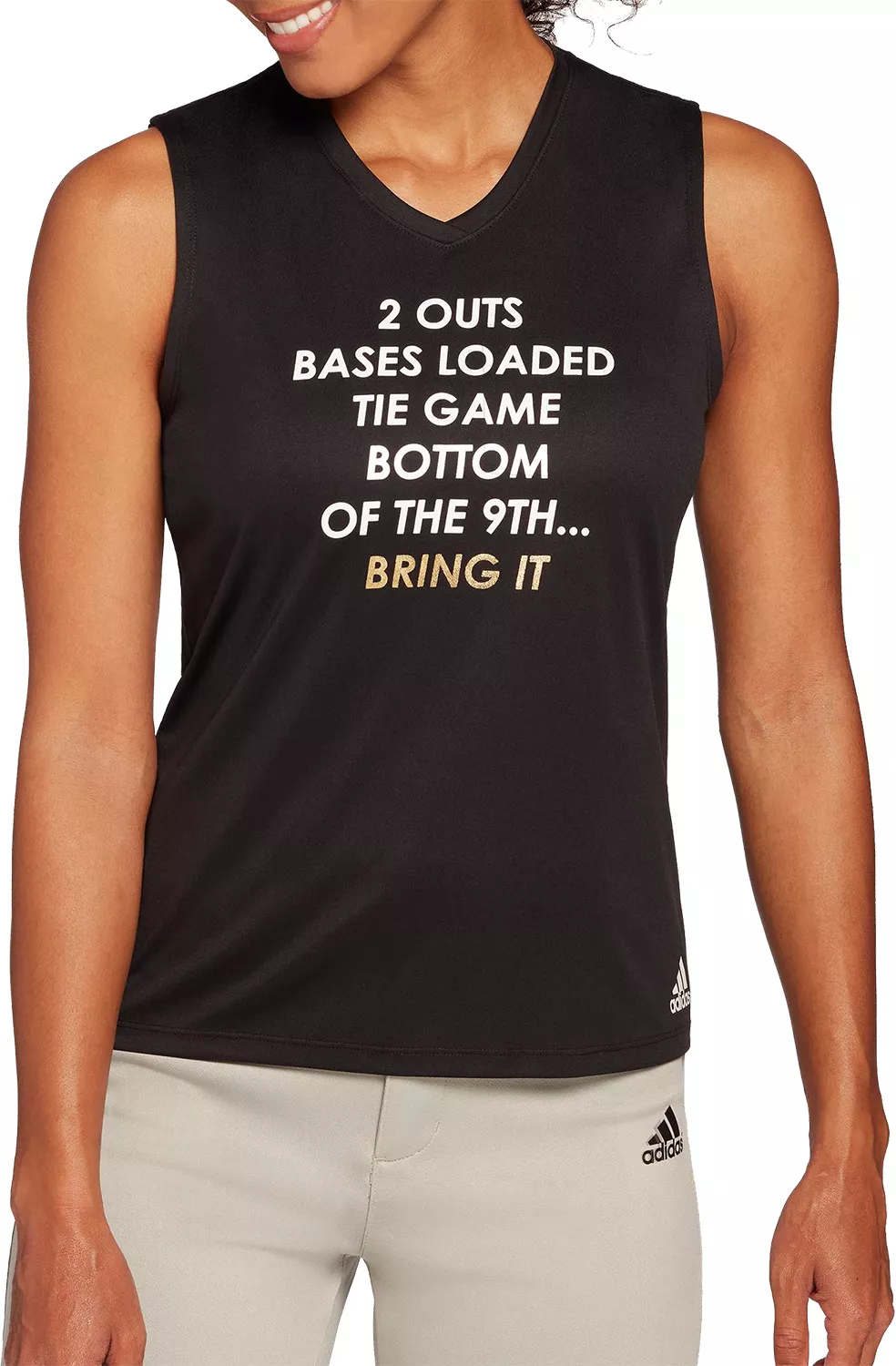 Adidas Women's Perfect Graphic Tank Top 3 Adidas Women's Perfect Graphic Tank Top