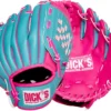 DICK'S Sporting Goods 8.5" Toddler Backyard Glove W/ Ball 2 DICK'S Sporting Goods 8.5" Toddler Backyard Glove W/ Ball -DUCK Sporting Goods 21DSGGBCKYRDGLVWBCTM Blue Pink