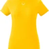 EvoShield Women's Heather Short Sleeve T-Shirt 1 EvoShield Women's Heather Short Sleeve T-Shirt -DUCK Sporting Goods 21EVSWVSHLDSHRTSLBBA Light Gold