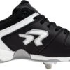 Ringor Women's Flite Metal Fastpitch Softball Cleats 2 Ringor Women's Flite Metal Fastpitch Softball Cleats -DUCK Sporting Goods 21IYZWRNGRFLTSPKRCLT Black White