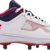 Under Armour Women's Glyde USA Metal Fastpitch Softball Cleats 2 Under Armour Women's Glyde USA Metal Fastpitch Softball Cleats -DUCK Sporting Goods 21UARAGLYDSMTWHTRCLT White Royal