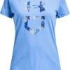 Under Armour Girls' Softball Graphic Branded T-Shirt 1 Under Armour Girls' Softball Graphic Branded T-Shirt -DUCK Sporting Goods 21UARGGSFTBLLGRPHBBA Carolina Blue