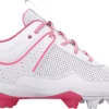 Under Armour Kids' Glyde RM Softball Cleats -DUCK Sporting Goods 21UARYGLYDRMJRWHTCLT White Cerise