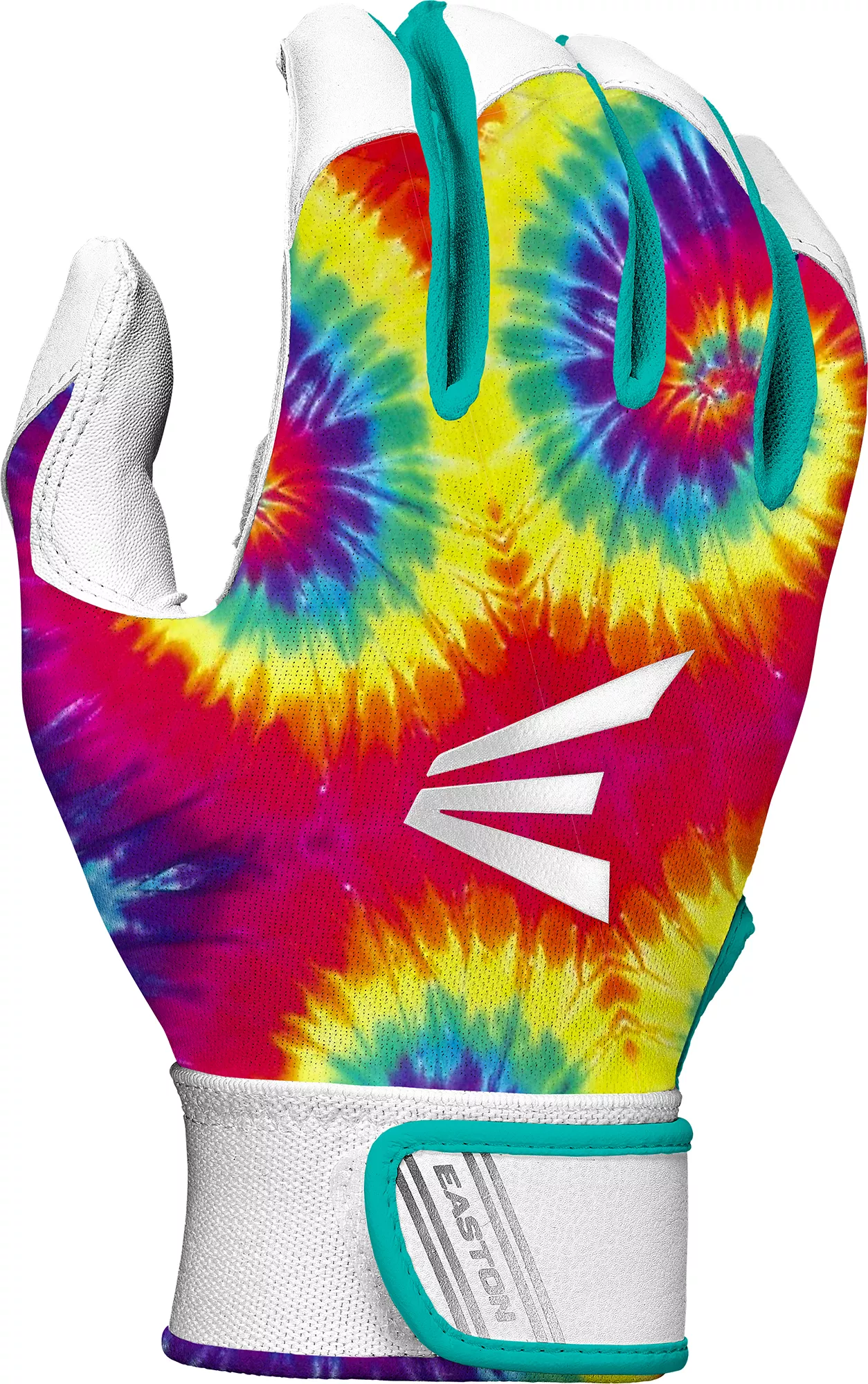 Easton Girls' Lauren Chamberlain Elite Softball Tie Dye Batting Gloves 3 Easton Girls' Lauren Chamberlain Elite Softball Tie Dye Batting Gloves