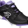 Ringor Women's FLITE Pitching Metal Fastpitch Softball Cleats 2 Ringor Women's FLITE Pitching Metal Fastpitch Softball Cleats -DUCK Sporting Goods 22IYZWRNGRFLGHTSPCLTC Black Purple