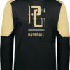 Perfect Game Boys' Training Hoodie 2 Perfect Game Boys' Training Hoodie -DUCK Sporting Goods 22LZBBYTHTRNNGHDXBBA Black Gold