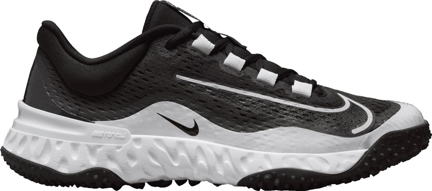 Nike Women's Alpha Huarache Elite 4 Turf Softball Shoes 3 Nike Women's Alpha Huarache Elite 4 Turf Softball Shoes