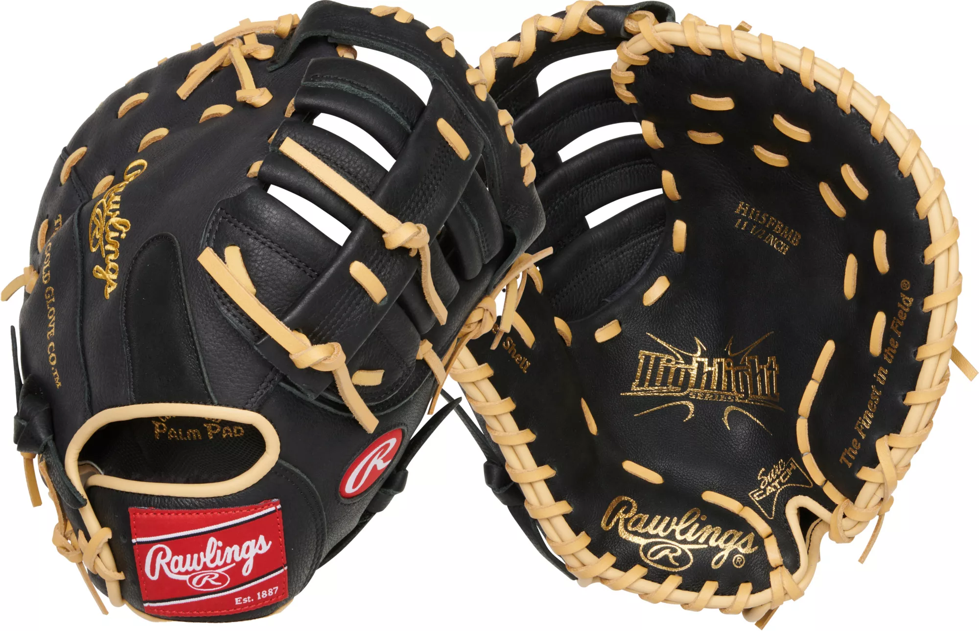 Rawlings 11.5'' Youth Highlight Series First Base Mitt 2023 3 Rawlings 11.5'' Youth Highlight Series First Base Mitt 2023