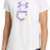 Under Armour Girls' Softball Galaxy Fill Short Sleeve T-Shirt