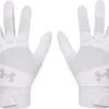 Under Armour Women's Motive Softball Batting Gloves 1 Under Armour Women's Motive Softball Batting Gloves -DUCK Sporting Goods 22UARWMTV22GRYRSGBAS White Halo Gray