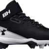 Under Armour Kids' Harper 7 Mid RM Baseball Cleats 2 Under Armour Kids' Harper 7 Mid RM Baseball Cleats -DUCK Sporting Goods 22UARYHRPR7MDRMJRCLT Black White