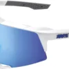 100% Speedcraft Mirrored Sunglasses -DUCK Sporting Goods 22WHUUSPDCRFTGLSCSGS White Blue Mirror