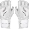 Bruce Bolt Youth Long Cuff Chrome Batting Gloves 2 Bruce Bolt Youth Long Cuff Chrome Batting Gloves -DUCK Sporting Goods 22XRABBBYTHLNGCFFBAS White