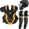 Easton Youth Elite X Catcher's Set -DUCK Sporting Goods 23ETSYLTXCTCHRSSTCTC Black Gold